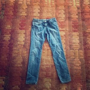 Girls blue jeans